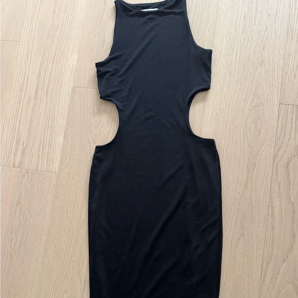 Maxi dress with cut outs
